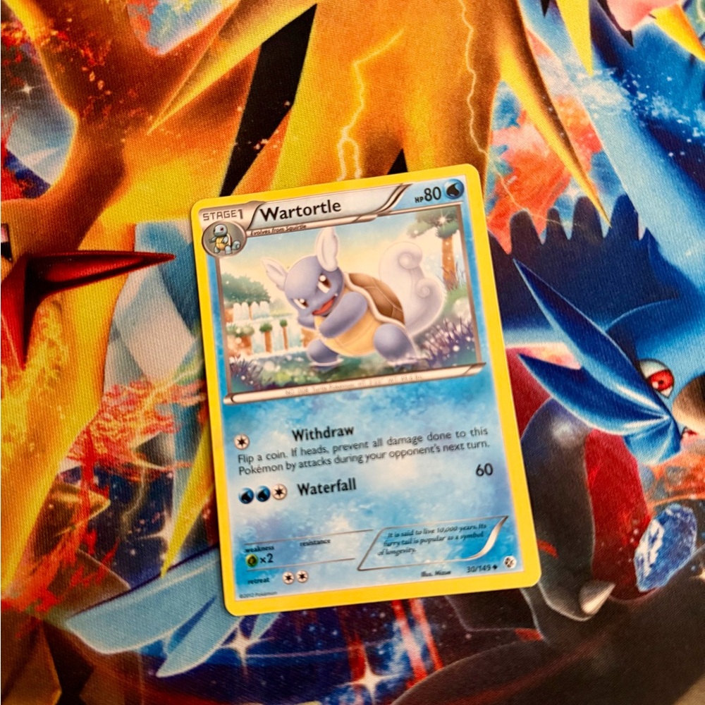 Pokemon Boundaries Crossed 30/149 Wartortle card 2012